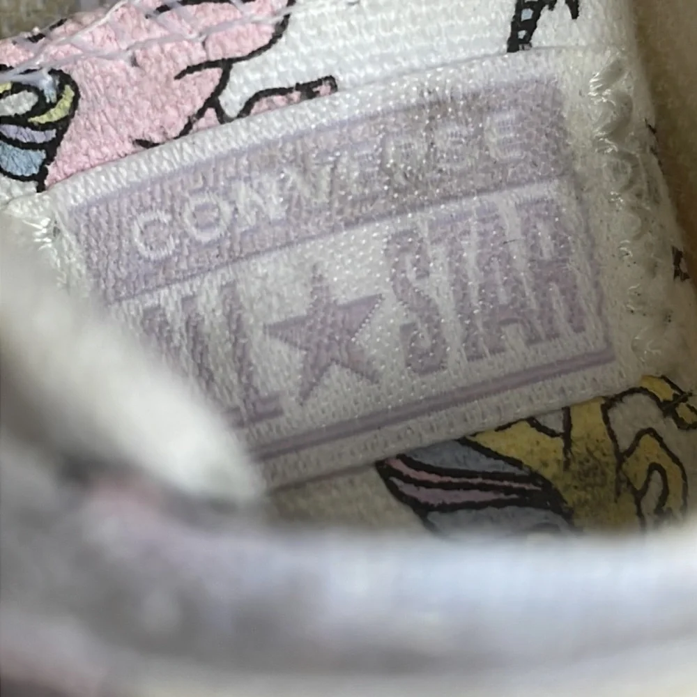 🦄 Converse Chuck Taylor All Star Ox Infant/Toddler Unicorn Sneakers Size 6